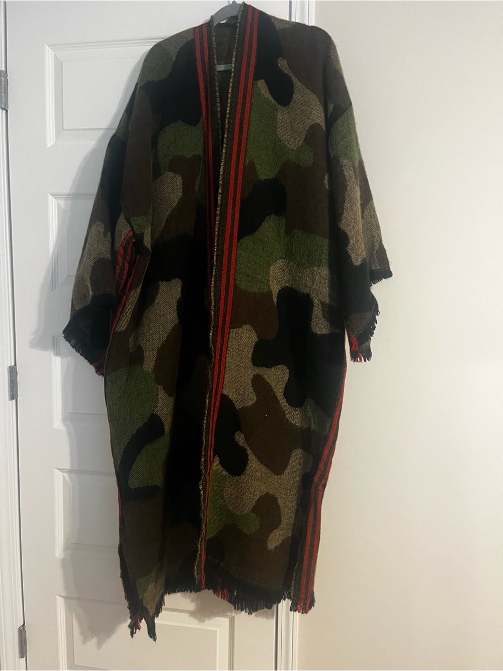 Camo Fleece Duster